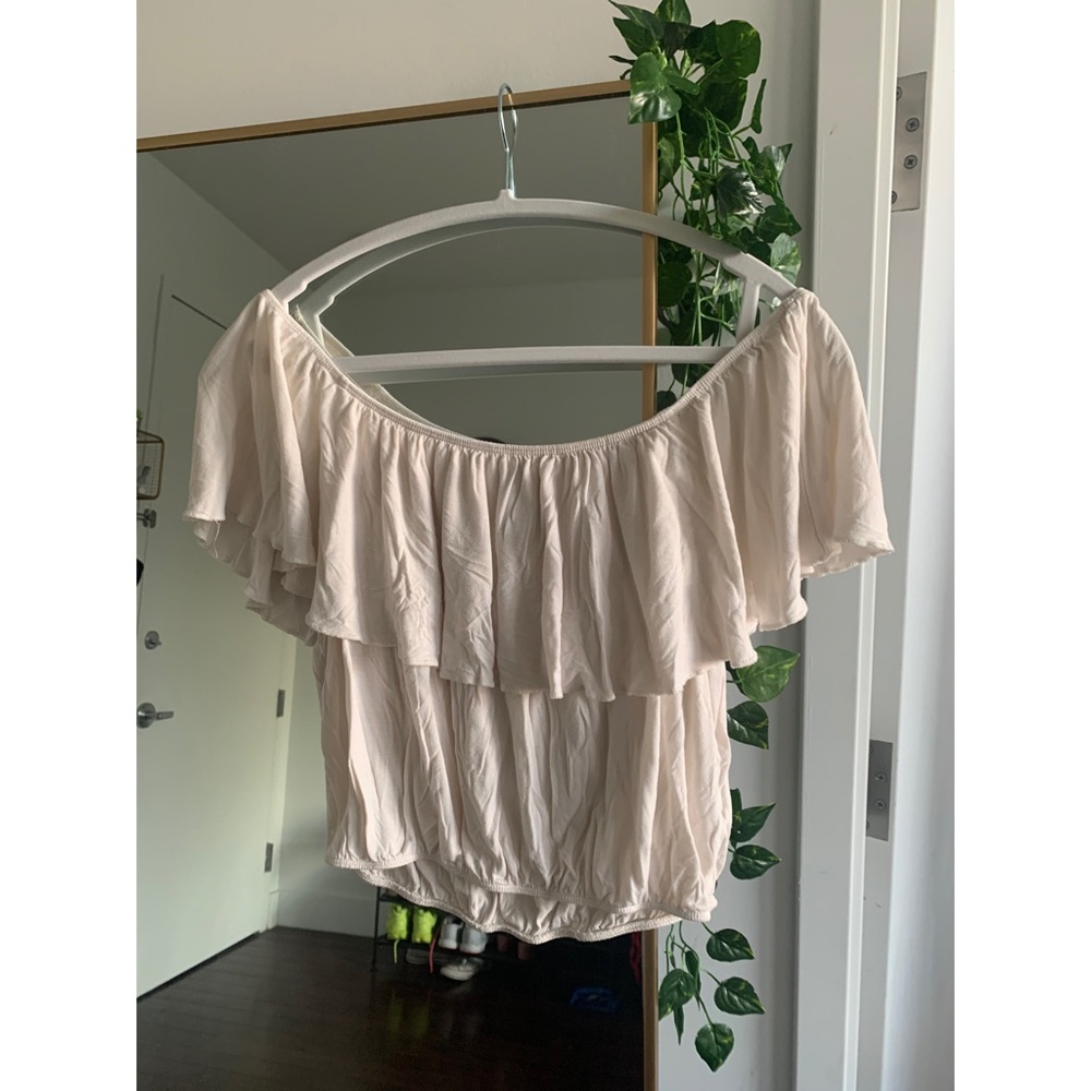 Off the shoulder crop top